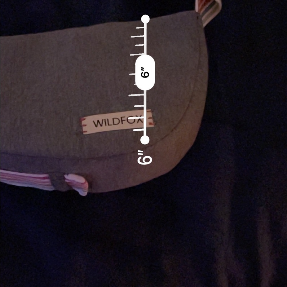 Wildfox Gray Bag with Vibrant Rainbow  Strap - Picture 9 of 13